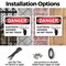 Signmission Electrical Hazards Do Not Touch Danger Sign, Plastic, 10in W x 7in L, 2PK OS-2PACK-DS-P-710-L-19342 - alternate 2